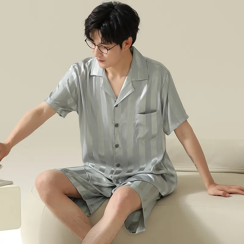 Cotton Gene Men Pajama Sets-4