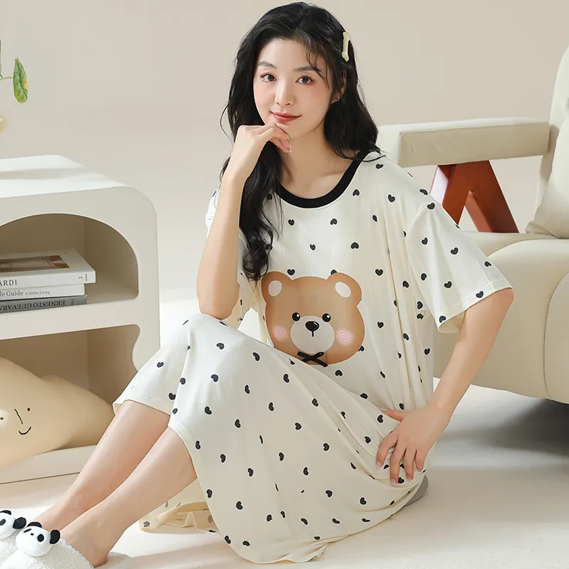 Cotton Gene Women's Nightgowns-3