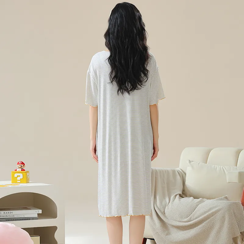 Cotton Gene Women's Nightgowns-6