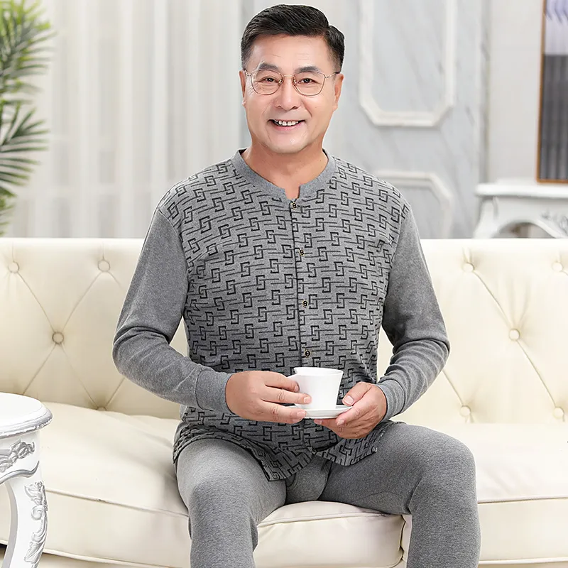 Cotton Gene Men Thermal Sets-11