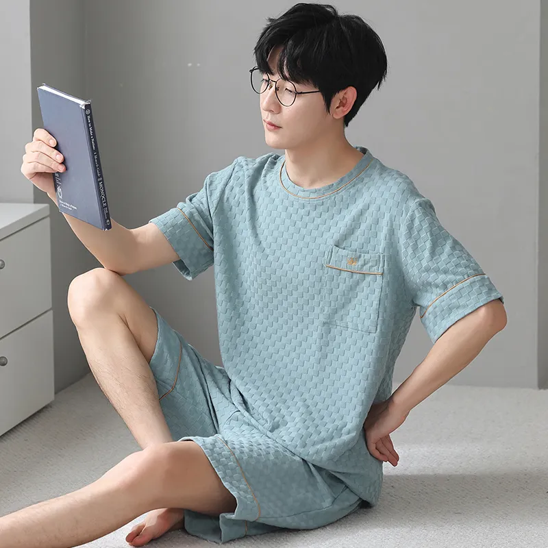 Cotton Gene Men Pajama Sets-5