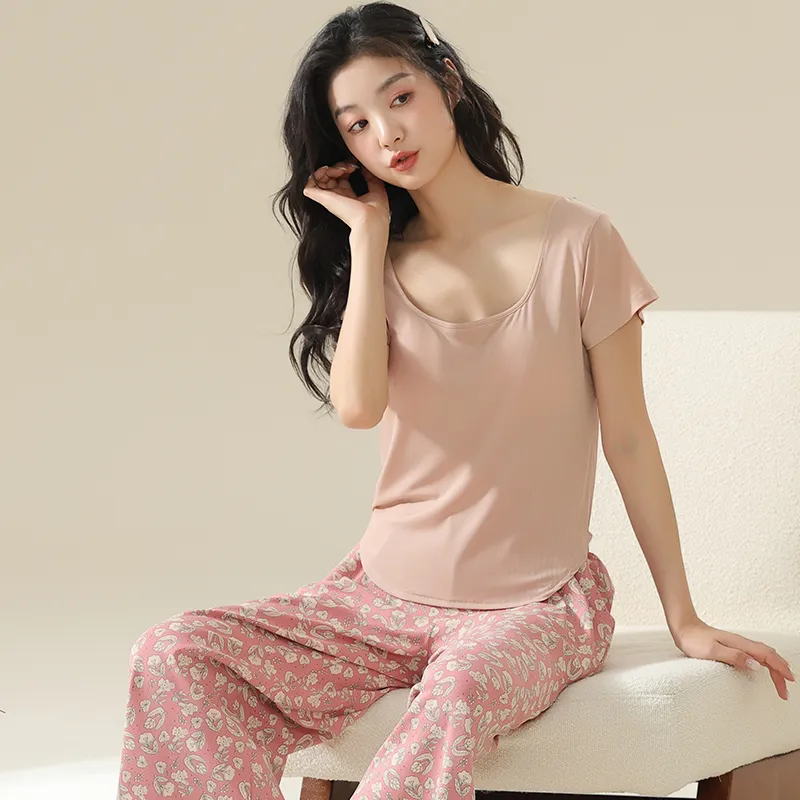 Cotton Gene Women's Pajama Sets-5
