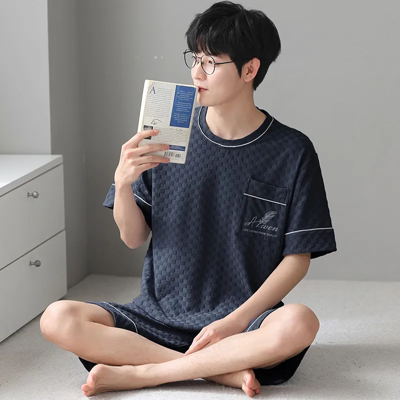 Cotton Gene Men Pajama Sets-3