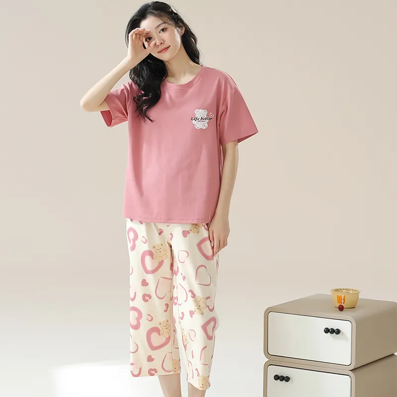 Cotton Gene Women's Pajama Sets-5