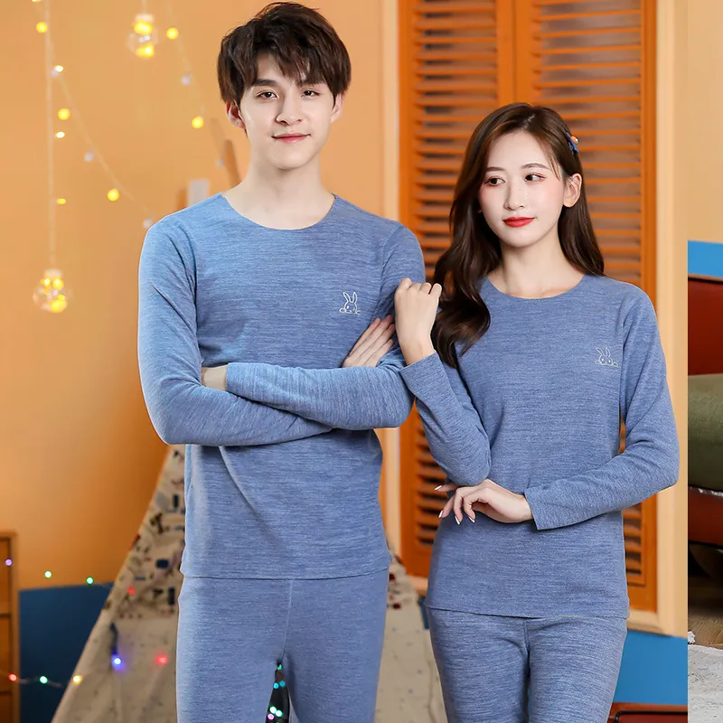 Cotton Gene Unisex Thermal Sets-11