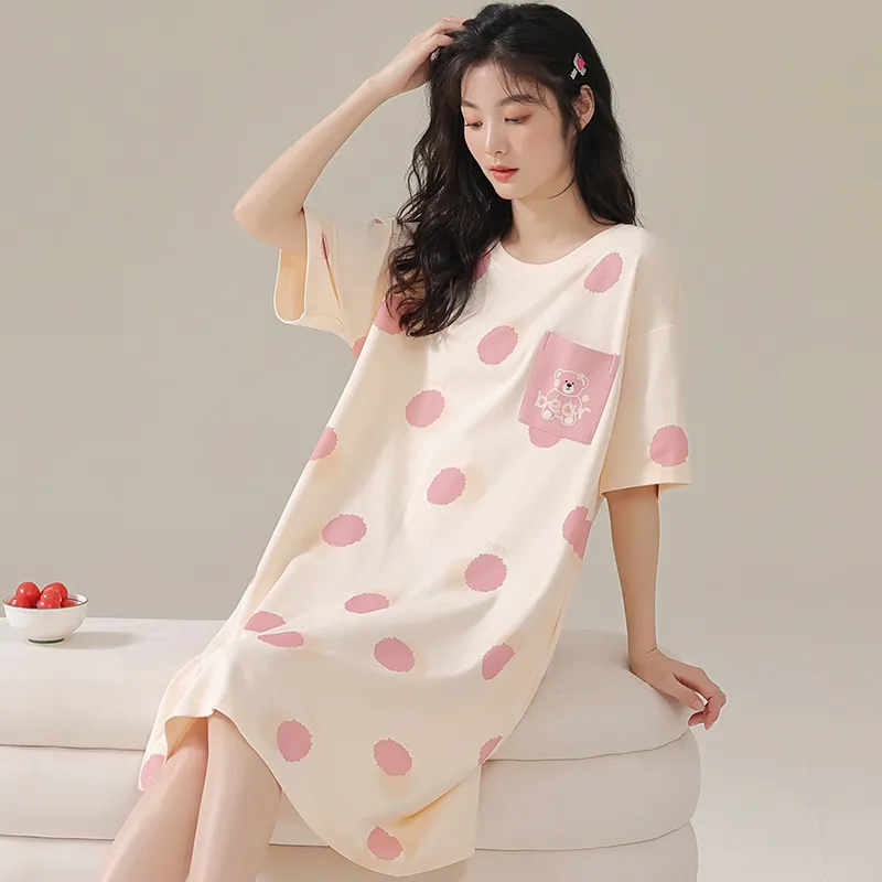 Cotton Gene Women's Nightgowns-4