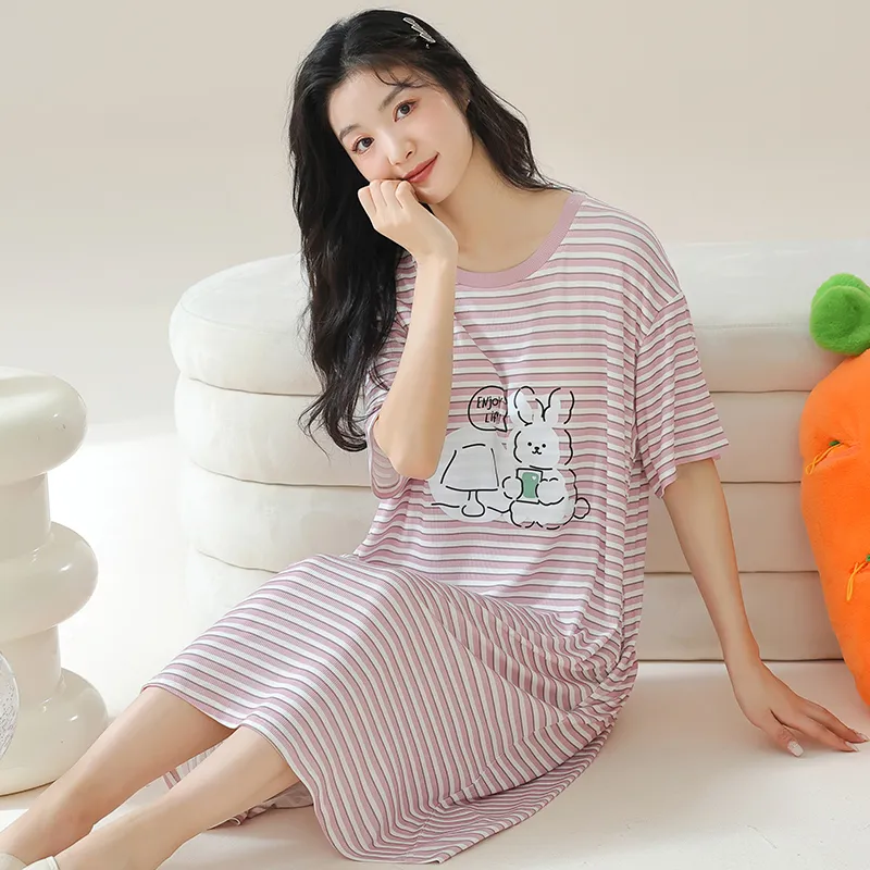 Cotton Gene Women's Nightgowns-1