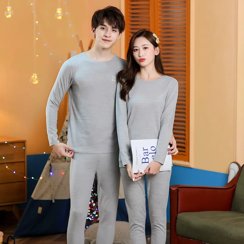 Cotton Gene Unisex Thermal Sets-5
