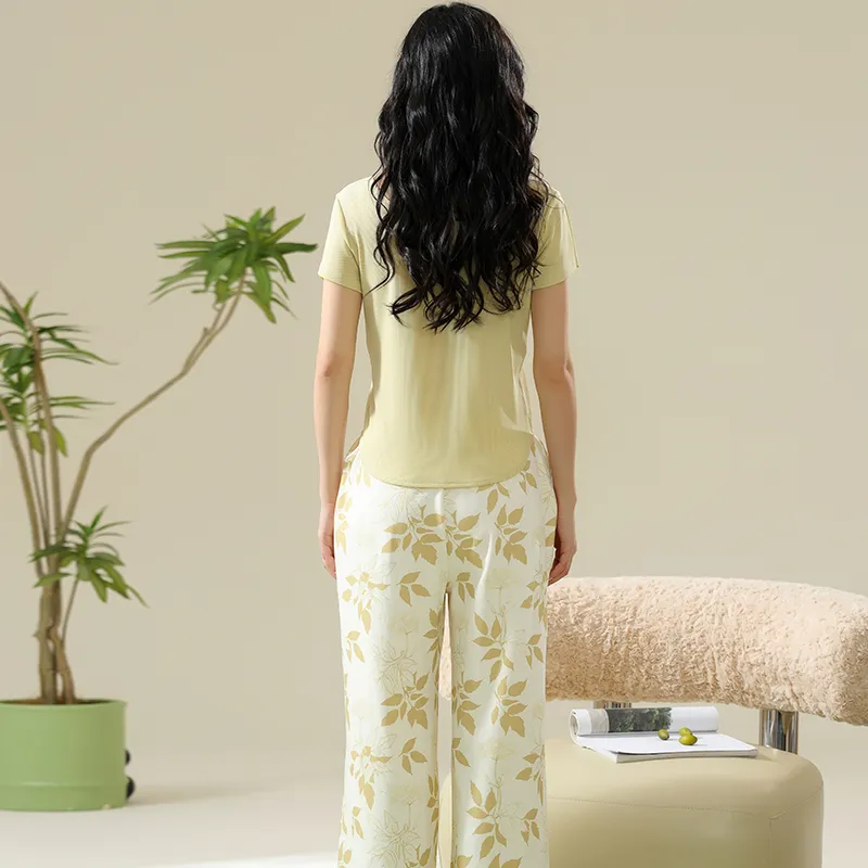 Cotton Gene Pajama Set Women's 2 Pack-2