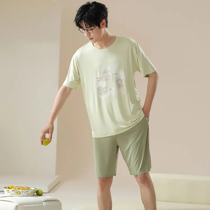 Cotton Gene Men Pajama Sets-4