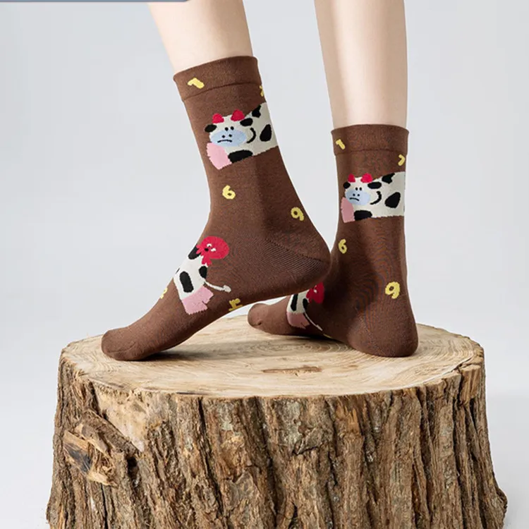 Gentle Welcome Mid Calf Socks Women's 5 Pack-2