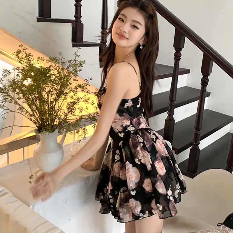 Frustration Garden Slip Dress Women's-4