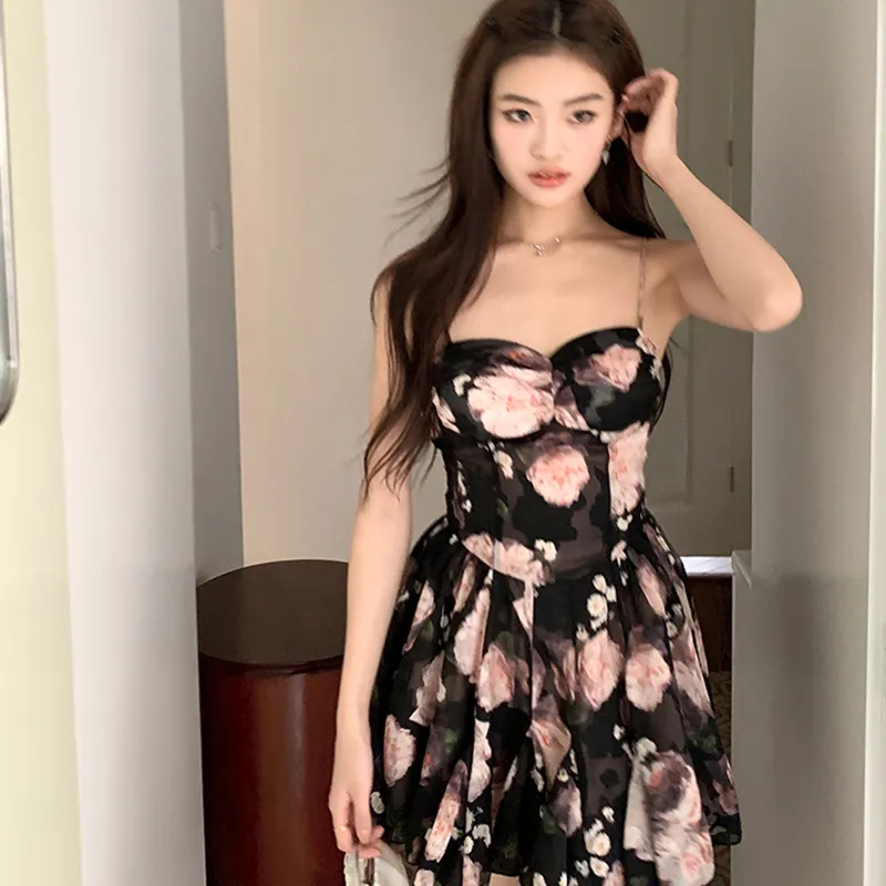 Frustration Garden Slip Dress Women's-5