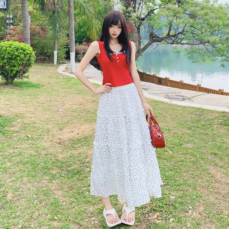 JASONWOOD Casual Long Skirt Women's-9