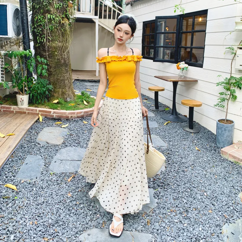 JASONWOOD Casual Long Skirt Women's-2