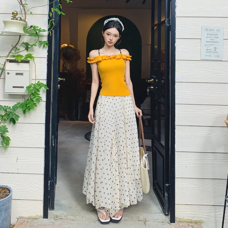 JASONWOOD Casual Long Skirt Women's-3
