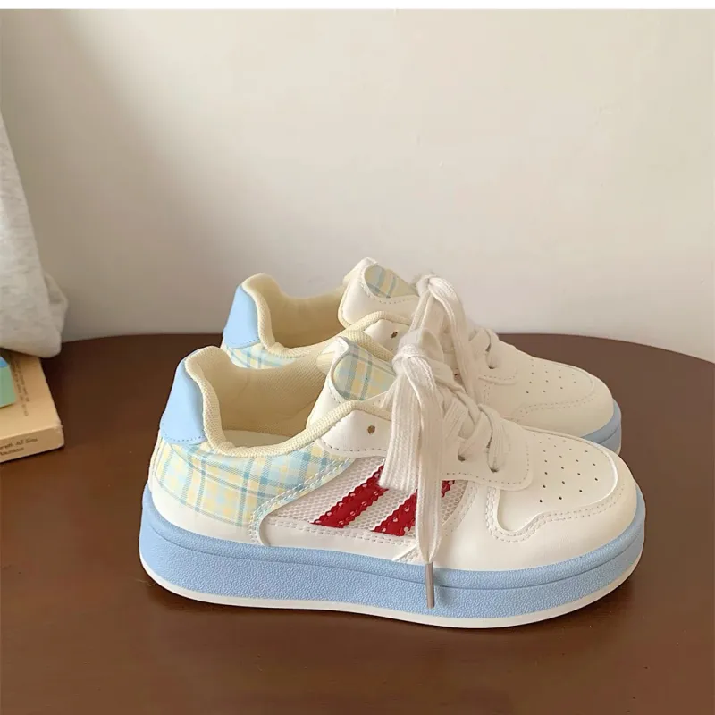 CHERRY&KALIKA Slip Resistant, Abrasion Resistant, Lightweight, Breathable Low Top Skateboard Shoes Women's-8