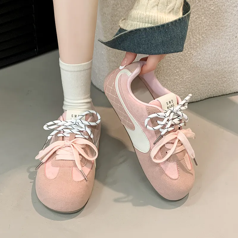 CHERRY&KALIKA Slip Resistant, Abrasion Resistant, Lightweight, Height Increasing Low Top Casual Shoes Women's-2