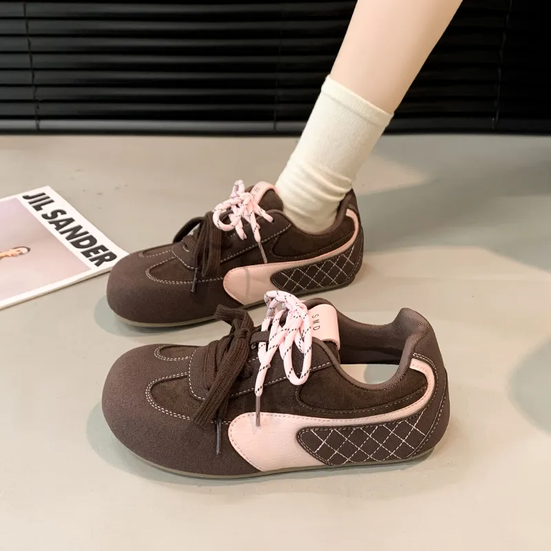 CHERRY&KALIKA Slip Resistant, Abrasion Resistant, Lightweight, Height Increasing Low Top Casual Shoes Women's-7