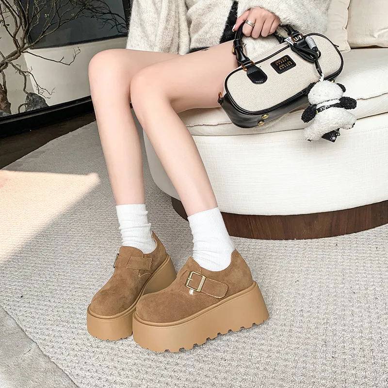 CHERRY&KALIKA Loafers Women's Khaki/Camel-8