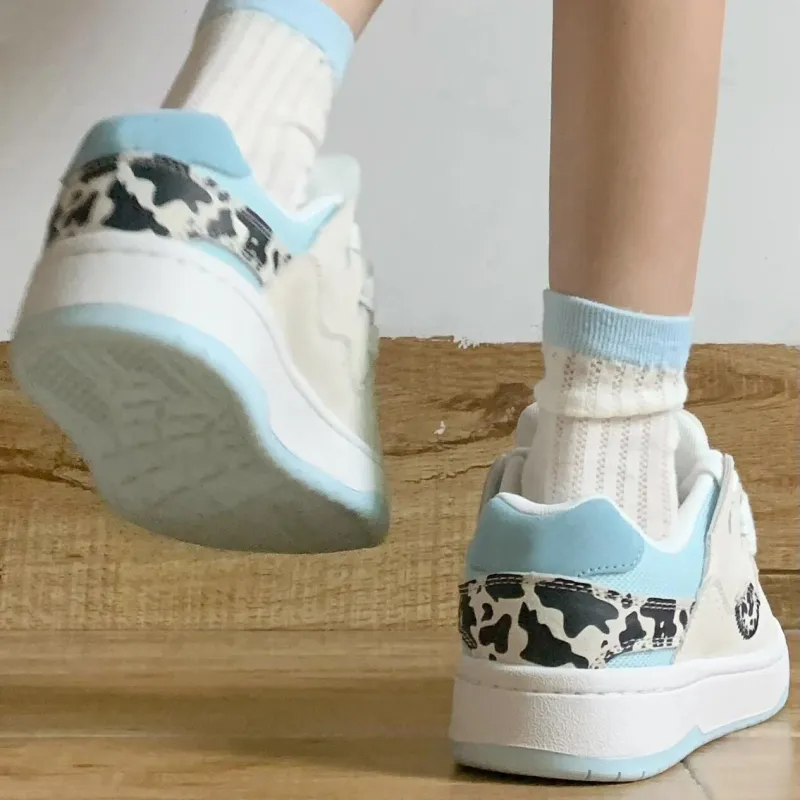 CHERRY&KALIKA Wear resistant, Lightweight, Breathable, And Non slip. Low Top Skateboard Shoes Women's-3