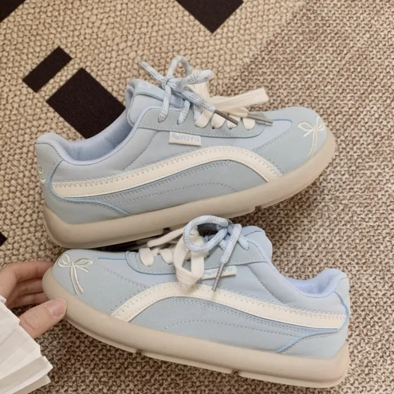 CHERRY&KALIKA Low Top Casual Shoes Women's Glacier Blue-2