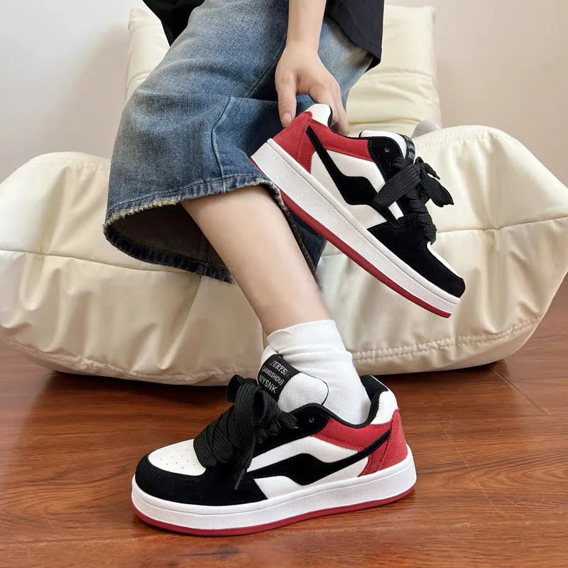 CHERRY&KALIKA Slip Resistant, Abrasion Resistant, Lightweight, Height Increasing Low Top Skateboard Shoes Unisex-2