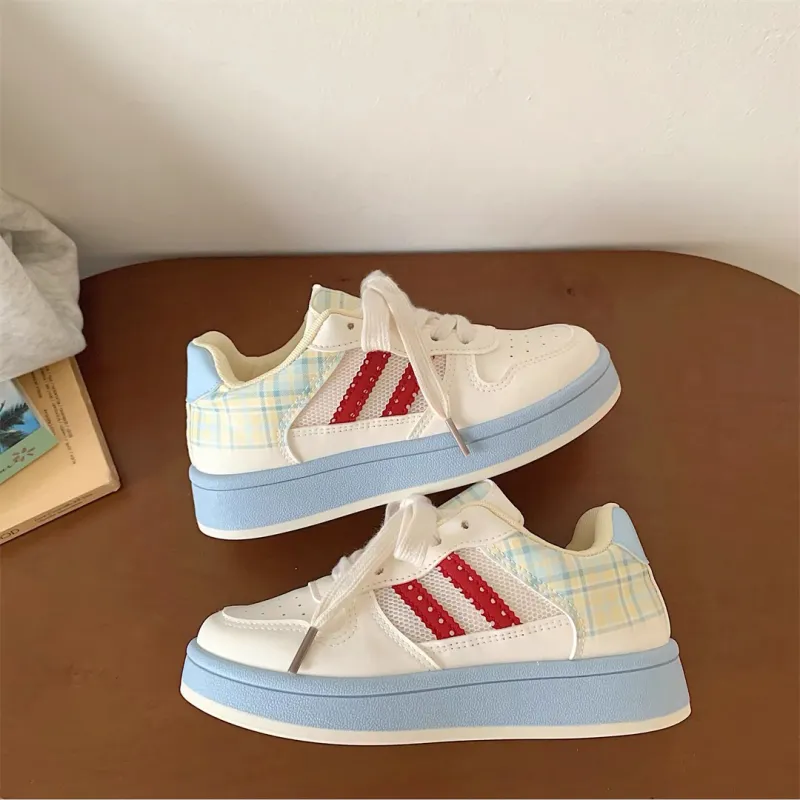 CHERRY&KALIKA Slip Resistant, Abrasion Resistant, Lightweight, Breathable Low Top Skateboard Shoes Women's-9