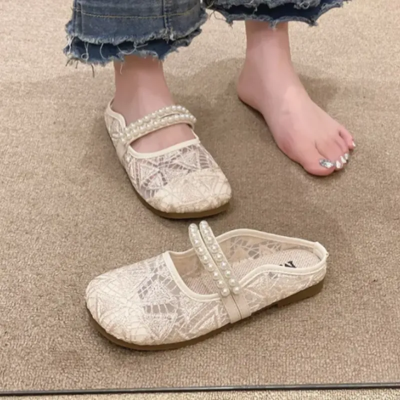 CHERRY&KALIKA Abrasion Resistant Slip Resistant Closed Toe Slippers Women's-3