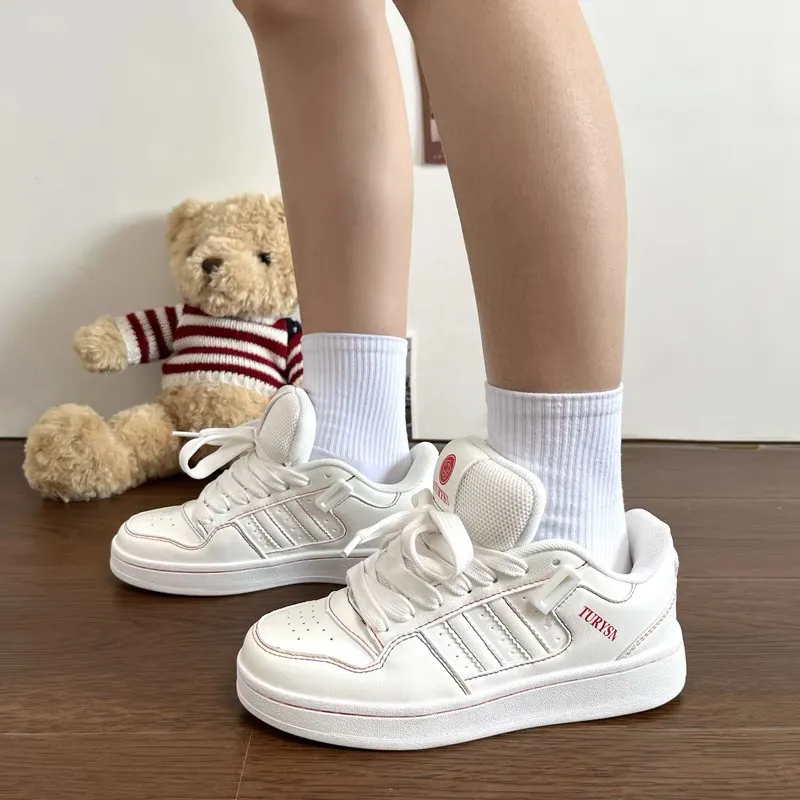 CHERRY&KALIKA Anti-Slip Wear-Resistant Lightweight Breathable Height Increasing Low-Top Skateboard Shoes Unisex-1