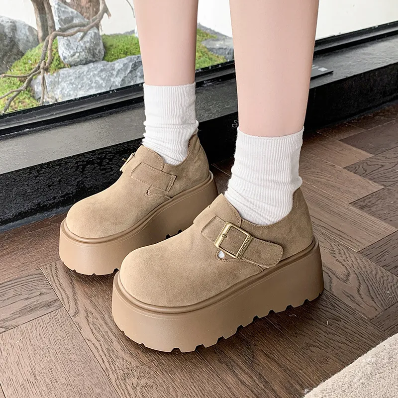 CHERRY&KALIKA Loafers Women's Khaki/Camel-3