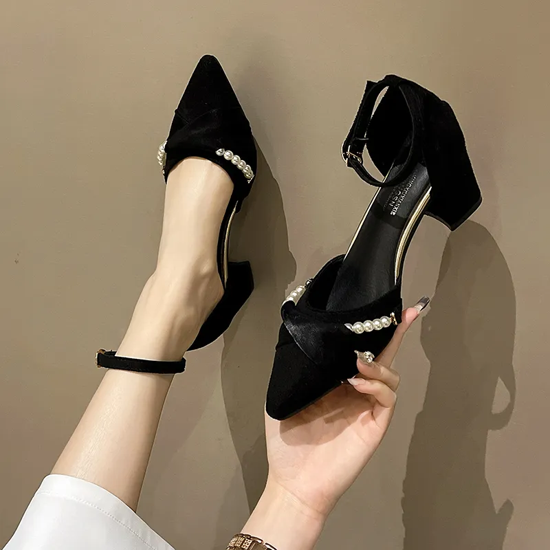 CHERRY&KALIKA Chunky Heel High Heels Women's-7