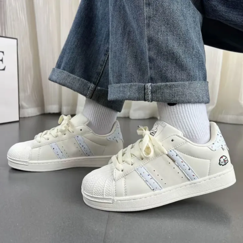 CHERRY&KALIKA Slip Resistant, Abrasion Resistant, Lightweight, Height Increasing Low Top Skateboard Shoes Unisex-7