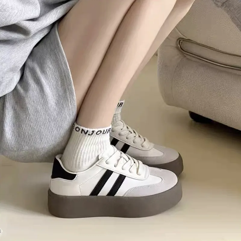 CHERRY&KALIKA Abrasion Resistant, Lightweight, And Breathable Low Top Skateboard Shoes Unisex-3