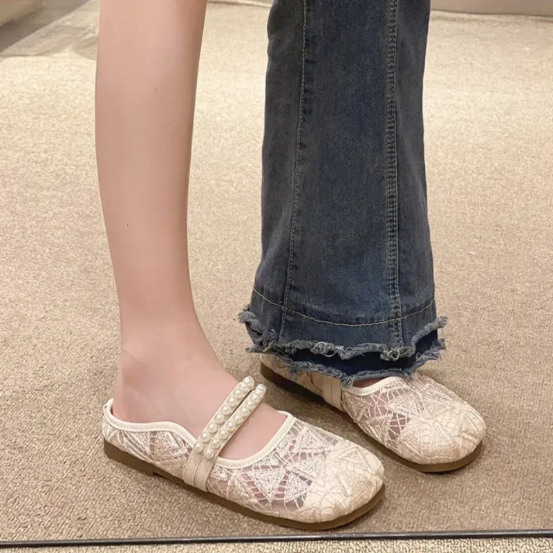 CHERRY&KALIKA Abrasion Resistant Slip Resistant Closed Toe Slippers Women's-1