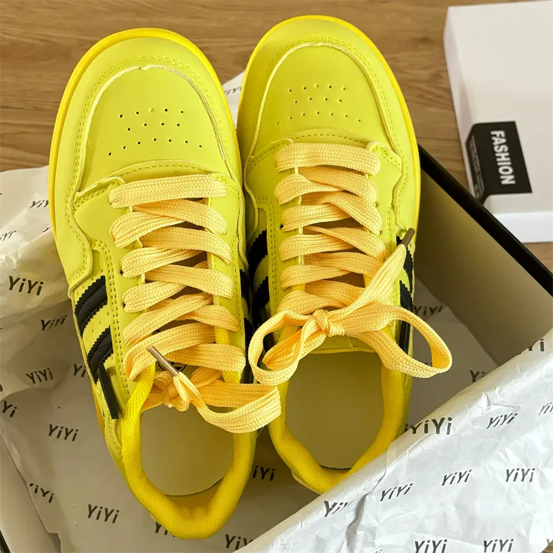 CHERRY&KALIKA Anti Slip Wear Resistant Lightweight Breathable Height Increasing Low Top Skateboard Shoes Women's-9