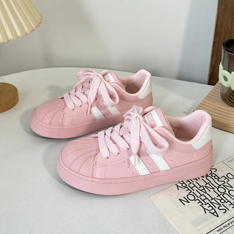 CHERRY&KALIKA Slip Resistant, Abrasion Resistant, Lightweight, Height Increasing Low Top Skateboard Shoes Women's-7
