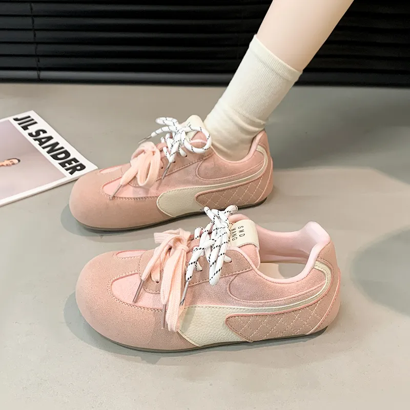 CHERRY&KALIKA Slip Resistant, Abrasion Resistant, Lightweight, Height Increasing Low Top Casual Shoes Women's-1