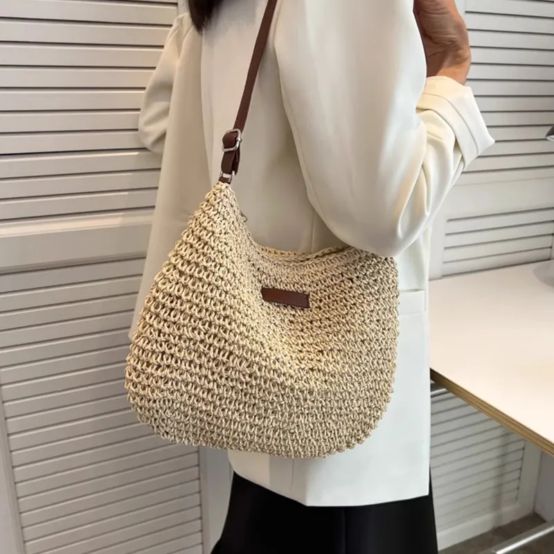 Old Man's Head Fabric Crossbody Bag Women's Beige/Light Brown-2