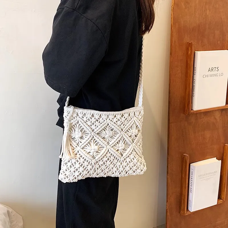 Old Man's Head Fabric Shoulder Bag Women's Multicolor-14
