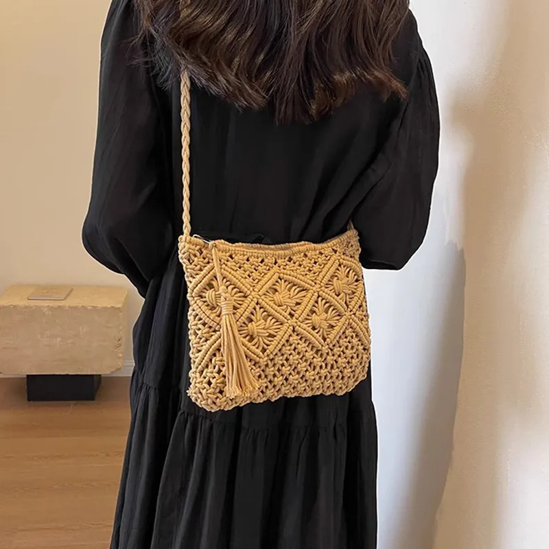 Old Man's Head Fabric Shoulder Bag Women's Multicolor-7