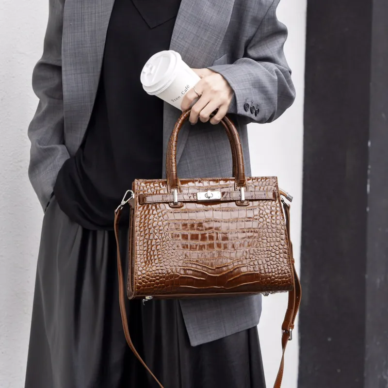 Old Man's Head Cow Leather Bonded Synthetic Leather Crossbody Handbags Regular Women's Multicolor-17