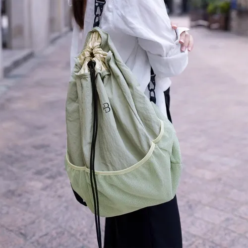 Old Man's Head Fabric Backpack Unisex Green/Black