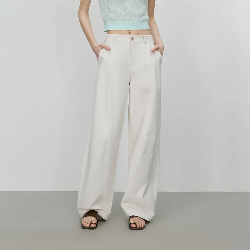 FANSILANEN Casual Pants Women's Beach Sand Beige-2