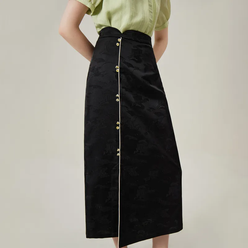 FANSILANEN Casual Long Skirt Women's-2