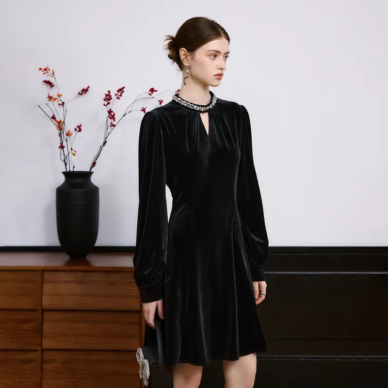 FANSILANEN Long Sleeved Dress Women's-3
