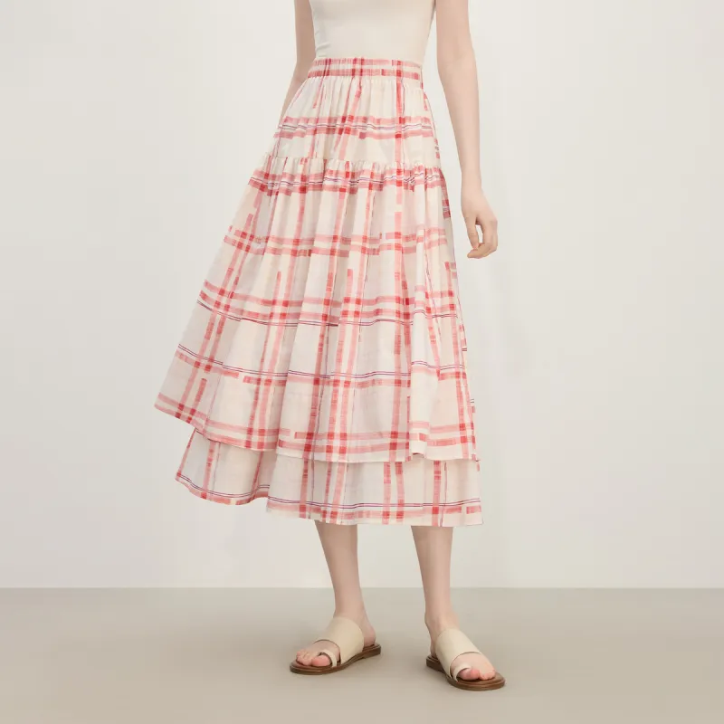 FANSILANEN Casual Long Skirt Women's-2