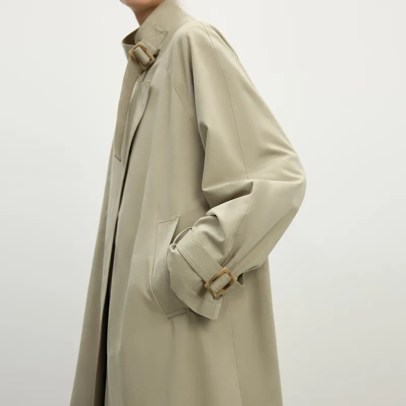 FANSILANEN Mid Length Long Sleeved Trench Coat Women's-2