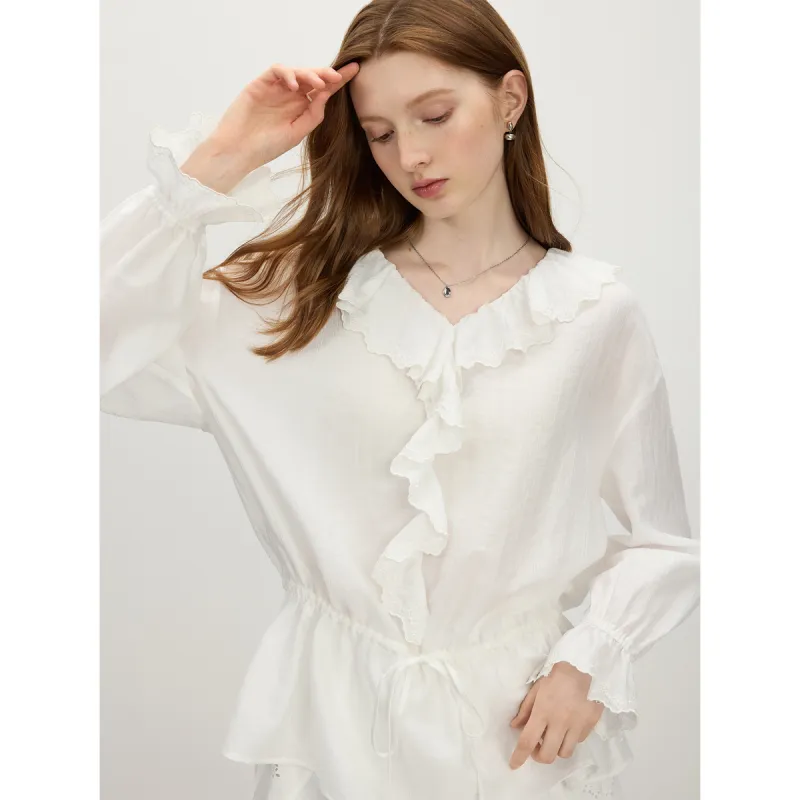 FANSILANEN Shirts Women's White-5