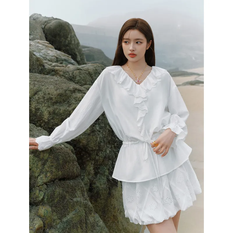 FANSILANEN Shirts Women's White-2